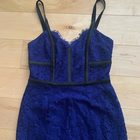 Express Corset Lace Dress Sz4 -Like New - Picture 4 of 11